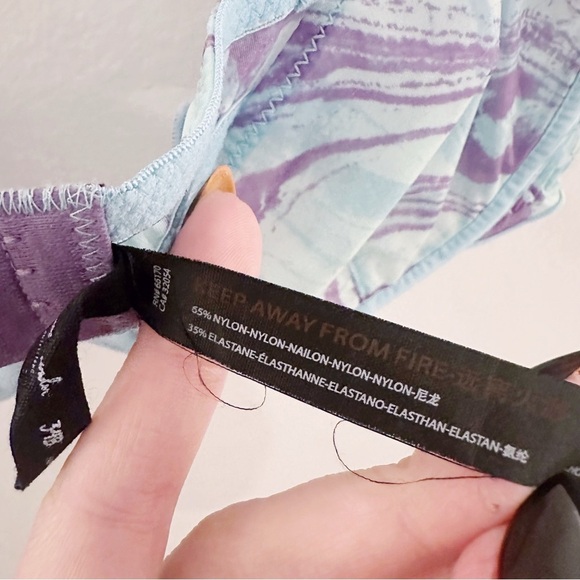 Urban Outfitters Out From Under Carly Tie Dye Bra Underwire Mesh - Picture 4 of 8